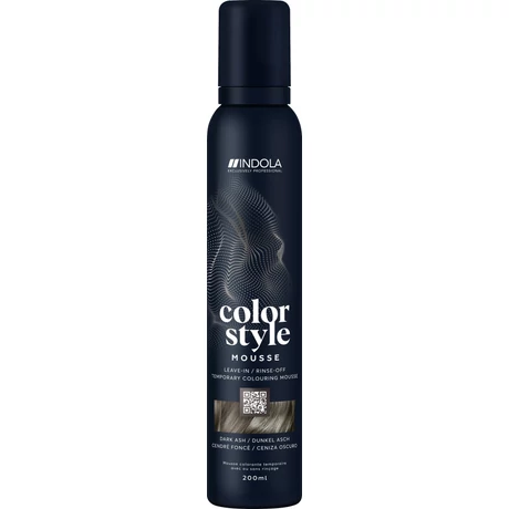 INDOLA Color Style Mousse Dark Ash színezőhab, 200 ml