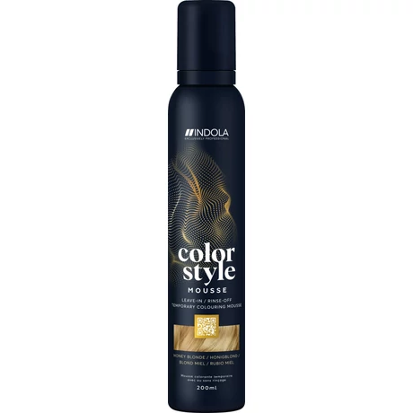 INDOLA Color Style Mousse Honey Blonde színezőhab, 200 ml