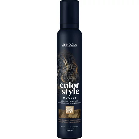 INDOLA Color Style Mousse Dark Blonde színezőhab, 200 ml
