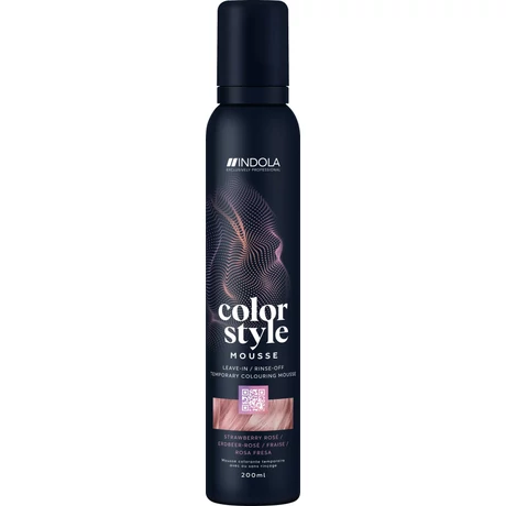 INDOLA Color Style Mousse Strawberry Rose színezőhab, 200 ml