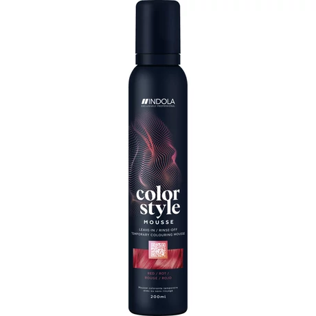 INDOLA Color Style Mousse Red színezőhab, 200 ml
