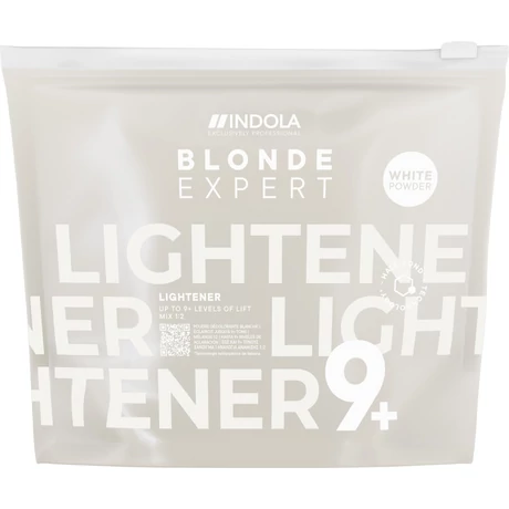 Indola Blonde Expert, szőke tartós hajfesték 9+ szőkítőpor fehér 450 g