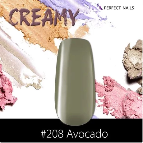 PN - LacGel #208 Gél Lakk 8ml - Avocado - Creamy **