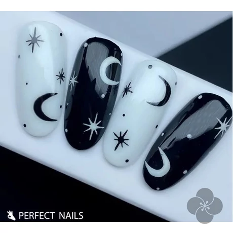 PN - LacGel LaQ X - Black & White Gél Lakk Szett **