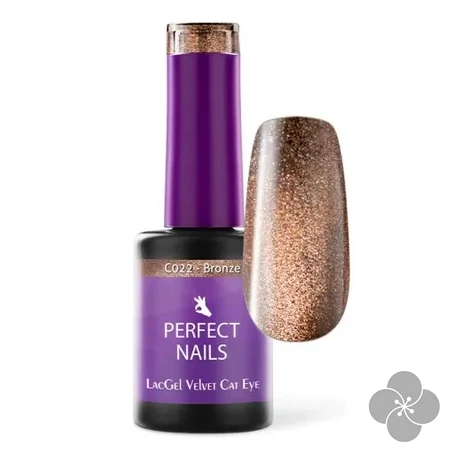 PN - LacGel Cat Eye C022 Gél Lakk 8ml - Bronze - Velvet **