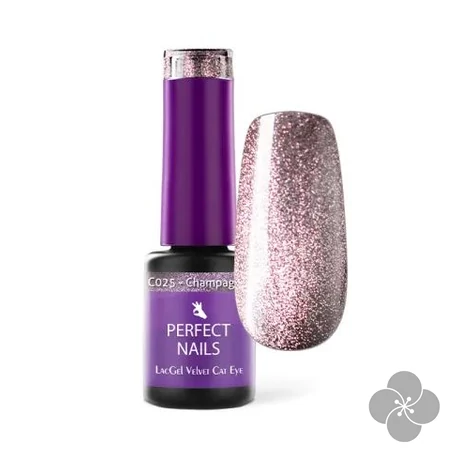 LacGel Cat Eye C025 Gél Lakk 8ml - Champagne - Velvet