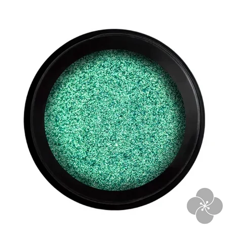 PN - Chrome Powder - Körömdíszítő Aurora Fátyol Krómpor - Green
