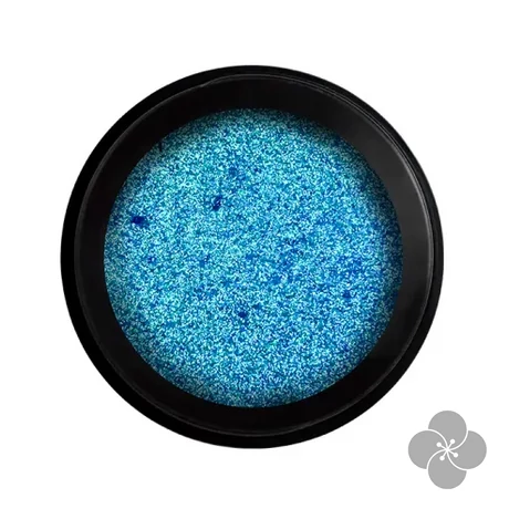 PN - Chrome Powder - Körömdíszítő Aurora Fátyol Krómpor - Blue