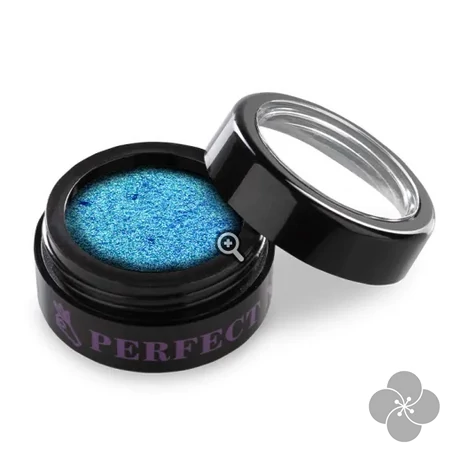 PN - Chrome Powder - Körömdíszítő Aurora Fátyol Krómpor - Blue