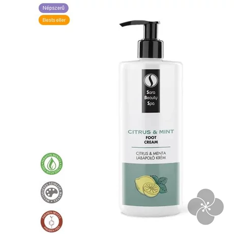 Lábápoló krém - Citrus és Menta - 500ml