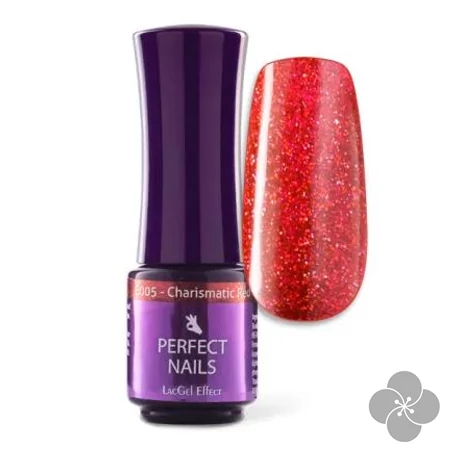 LacGel Effect E005 Gél Lakk 4ml - Charismatic Red - Winter Wonderland