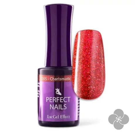 LacGel Effect E005 Gél Lakk 8ml - Charismatic Red - Winter Wonderland