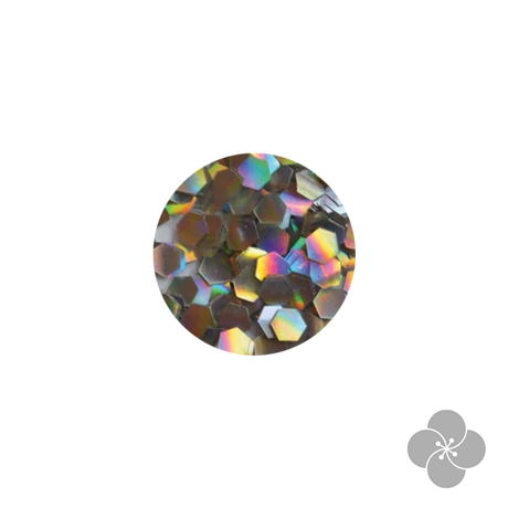 PN - Mermaid Scale Flitter - Silver (M)
