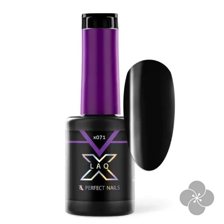 LacGel LaQ X Gél Lakk 8ml -  Black X071