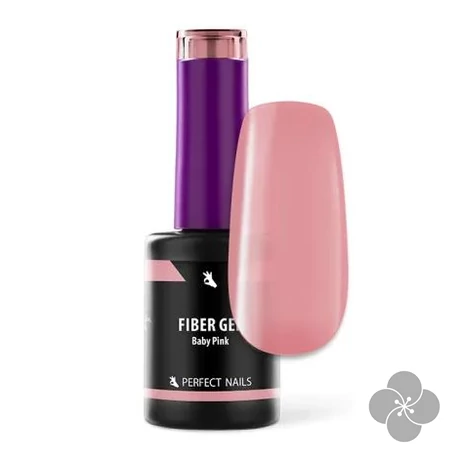 Fiber Gel Vitamin - Üvegszálas Erősített Gél Lakk Alap 8ml - Baby Pink