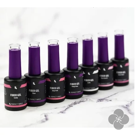 PN - Fiber Gel Vitamin - Üvegszálas Erősített Gél Lakk Alap 8ml - Baby Pink **