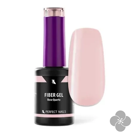 Fiber Gel Vitamin - Üvegszálas Erősített Gél Lakk Alap 8ml - Rose Quartz