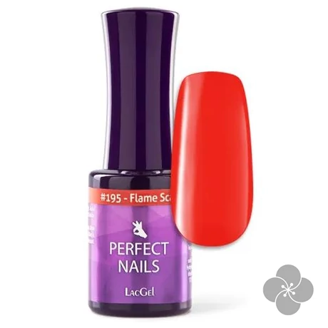 LacGel #195 Gél Lakk 8ml - Flame Scarlet - Summer Dress Code