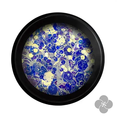 PN - Körömdíszítő Glitter - Multisize - Wonder #1