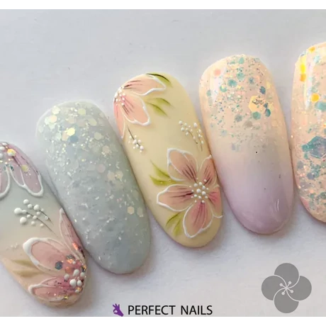 PN - Körömdíszítő Glitter - Multisize - Unique #5