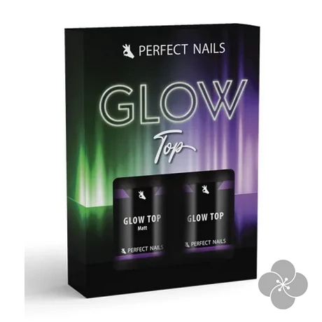 PN - Glow Top Gels - Világító Gél Lakk Fedő 2x8ml **