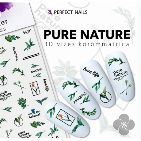PN - Körömmatrica - 3D Pure Nature