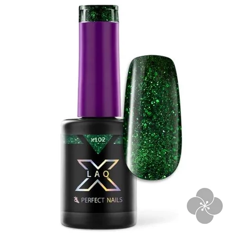 LacGel LaQ X Gél Lakk 8ml - Ho Ho Ho X102 - Celebration