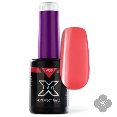 LacGel LaQ X Gél Lakk 8ml - Mermaid X035 - Coral