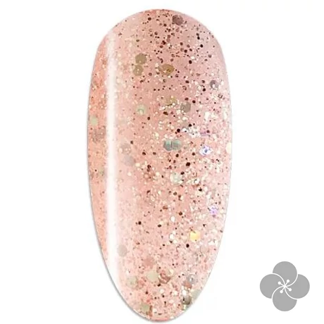 LacGel LaQ X Gél Lakk 8ml - Peach X068 - Sparkle
