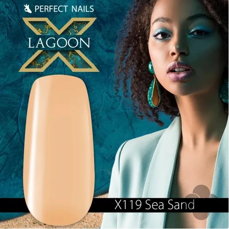 LacGel LaQ X Gél Lakk 8ml - Sea Sand X119 - Lagoon
