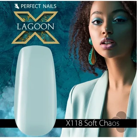 LacGel LaQ X Gél Lakk 8ml - Soft Chaos X118 - Lagoon