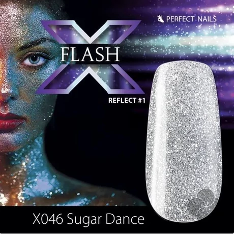 LacGel LaQ X Gél Lakk 8ml - Sugar Dance X046 - Flash Reflect #1