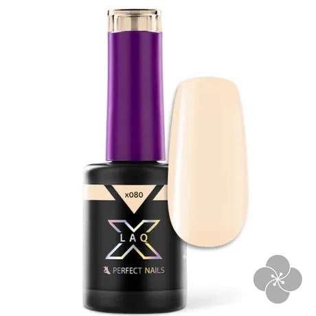 LacGel LaQ X Gél Lakk 8ml - Warm Ivory X080 - Porcelain