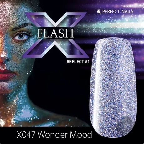 LacGel LaQ X Gél Lakk 8ml - Wonder Mood X047 - Flash Reflect #1