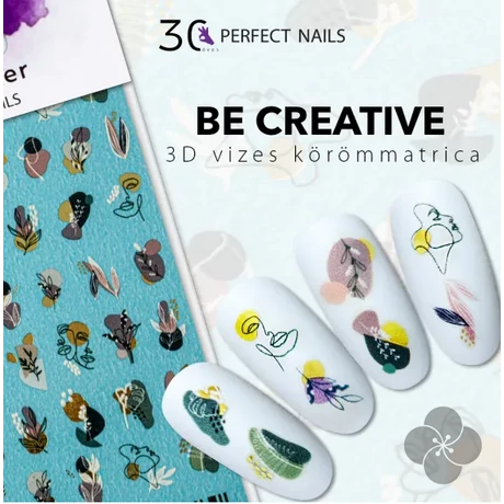 PN - Körömmatrica - 3D Be Creative