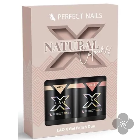 LacGel LaQ X - Natural Colours Duo Gél Lakk Szett Válogatás
