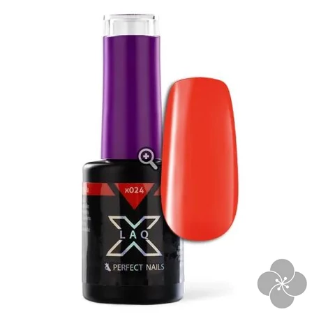 LacGel LaQ X Gél Lakk 8ml - Neon Papaya X024 - It's Juicy