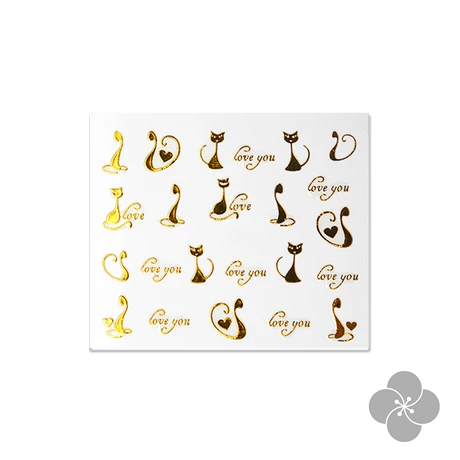 PN - Metal Nail Sticker - Körömmatrica - 2