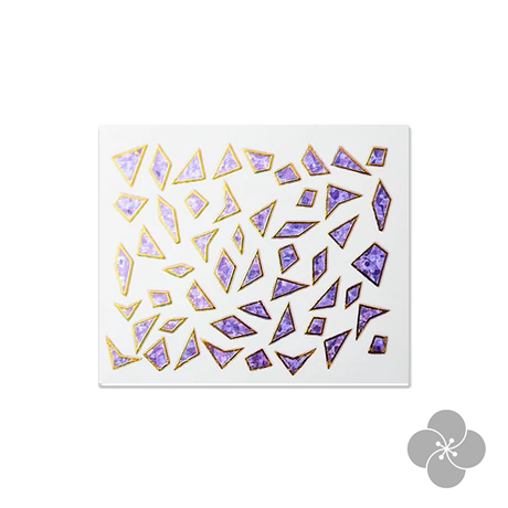PN - Broken Glass - Körömmatrica - 1