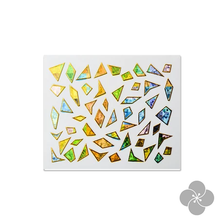 PN - Broken Glass - Körömmatrica - 2