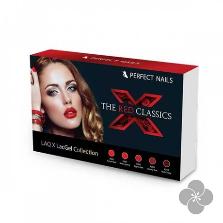 LacGel LaQ X - The Red Classics Gél Lakk Szett