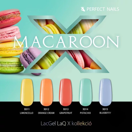 LacGel LaQ X - Macaroon Gél Lakk Szett