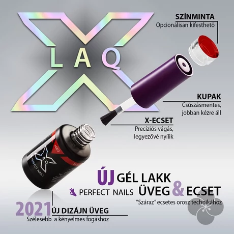 LacGel LaQ X - Macaroon Gél Lakk Szett