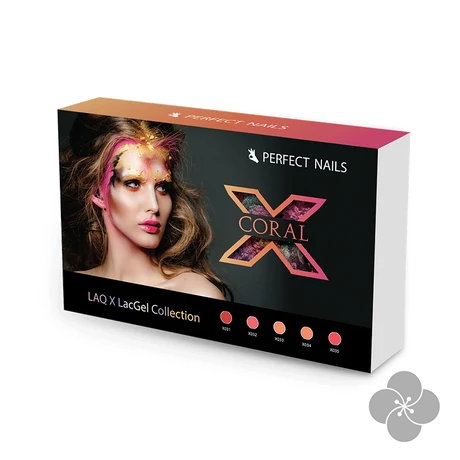 LacGel LaQ X - Coral Gél Lakk Szett