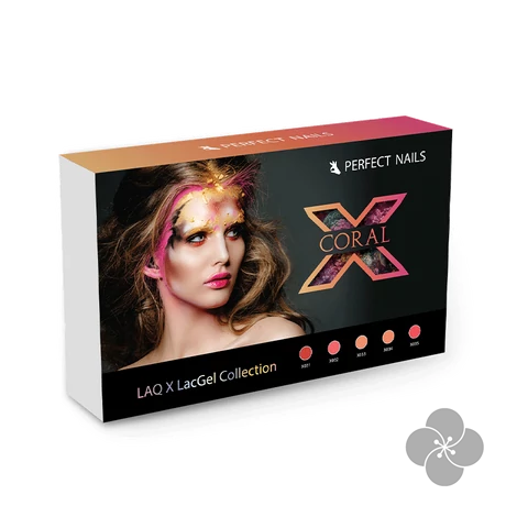 LacGel LaQ X - Coral Gél Lakk Szett