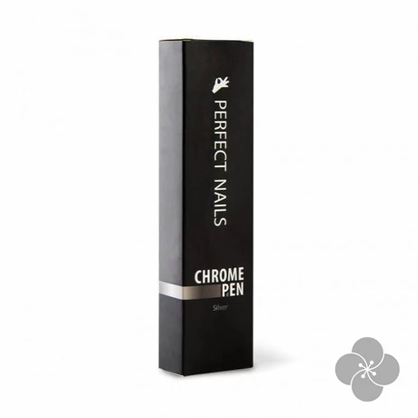 Chrome Pen - Krómpor Körömdíszítő Toll - Ezüst