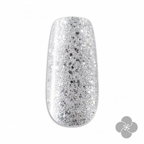 PN - Gél Lakk hatású körömlakk #020 - Glittering Silver 7ml