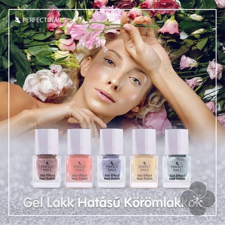 PN - Gél Lakk hatású körömlakk #020 - Glittering Silver 7ml