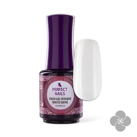 PN - Fiber Gel Vitamin - üvegszálas alapzselé 15ml - White Shine