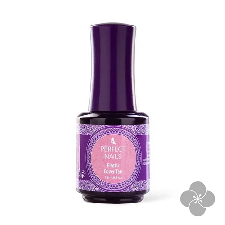 PN - Elastic Cover Gel - Ecsetes Műkörömépítő Zselé 15ml - Tan - French Cover